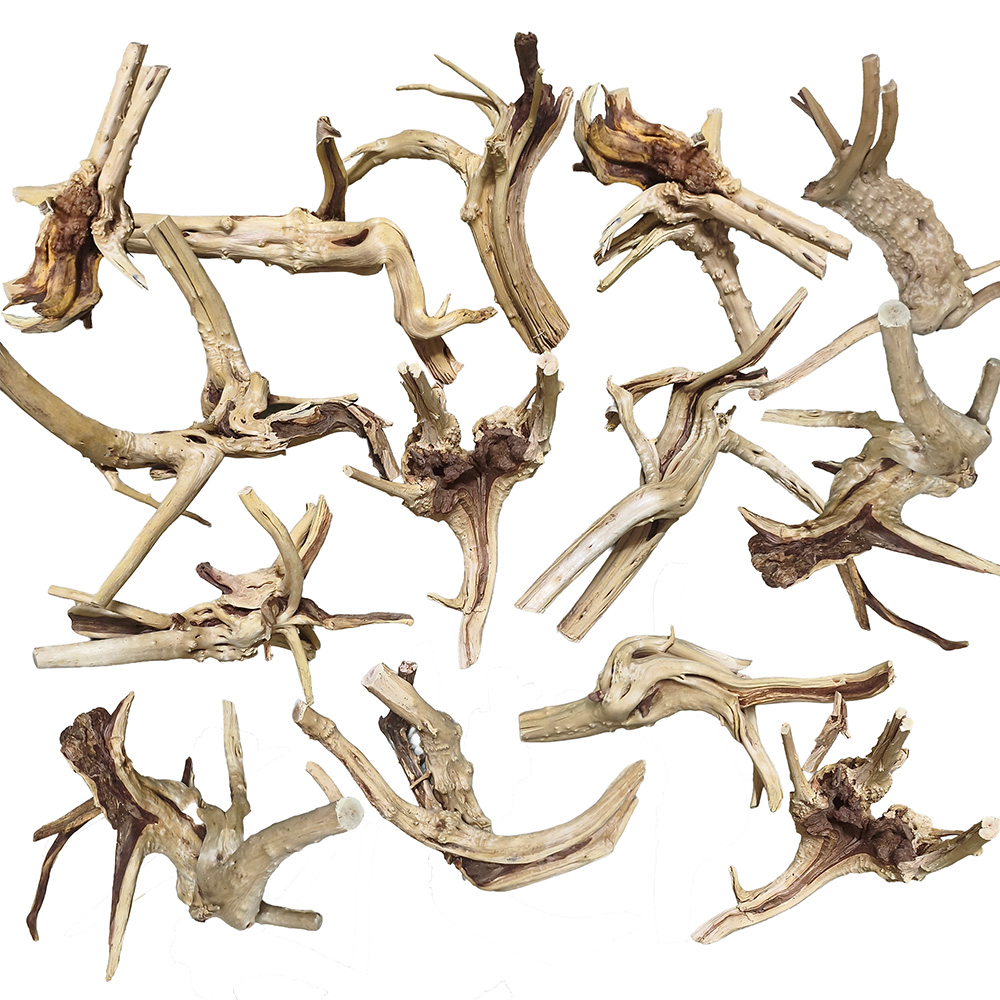 Korzeń Red Moor Wood Naturalna Ozdoba Dekoracja do Akwarium M 20-30cm